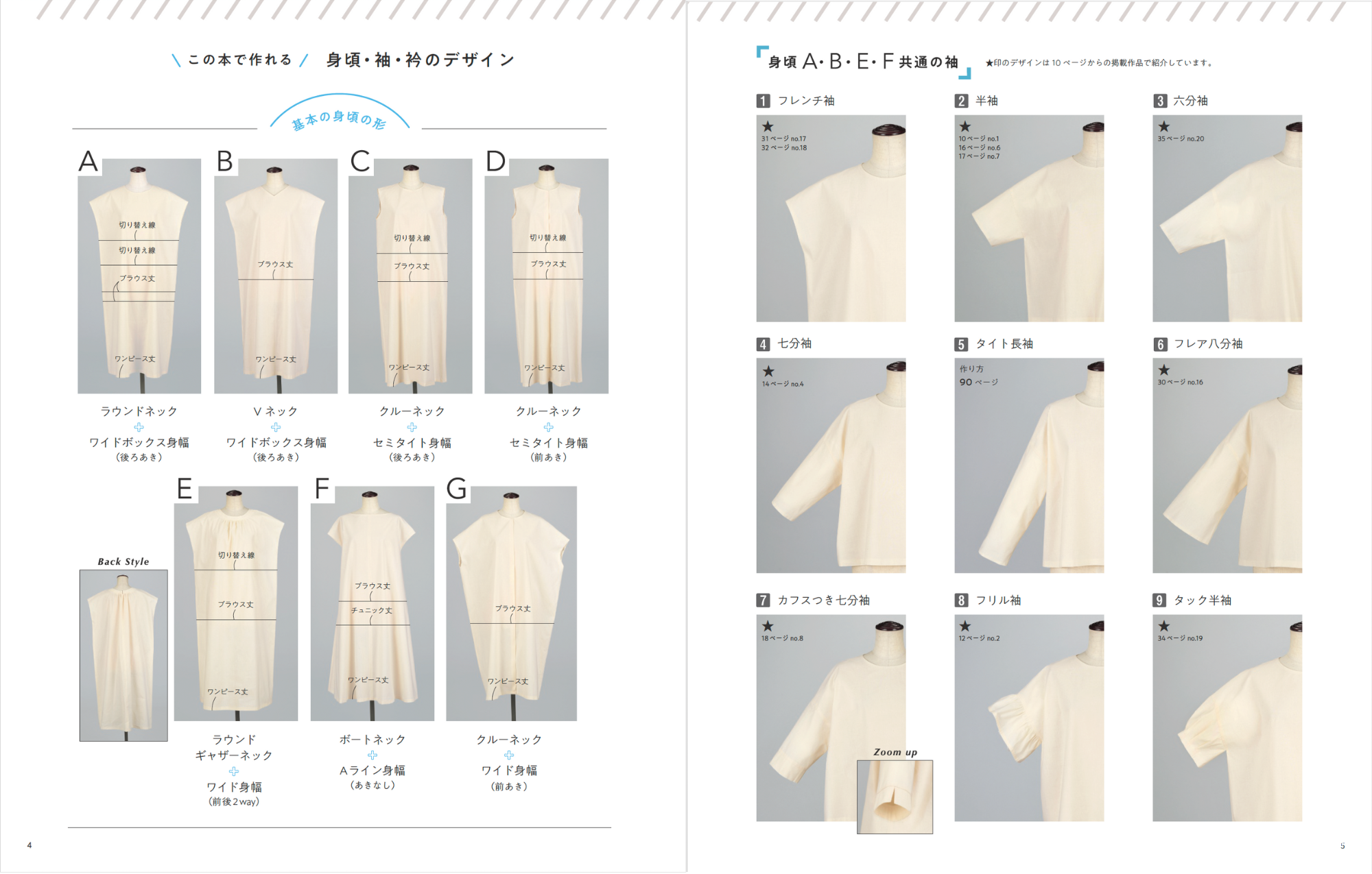 好きなパーツを組み合わせて作るブラウスとワンピース | 本の情報