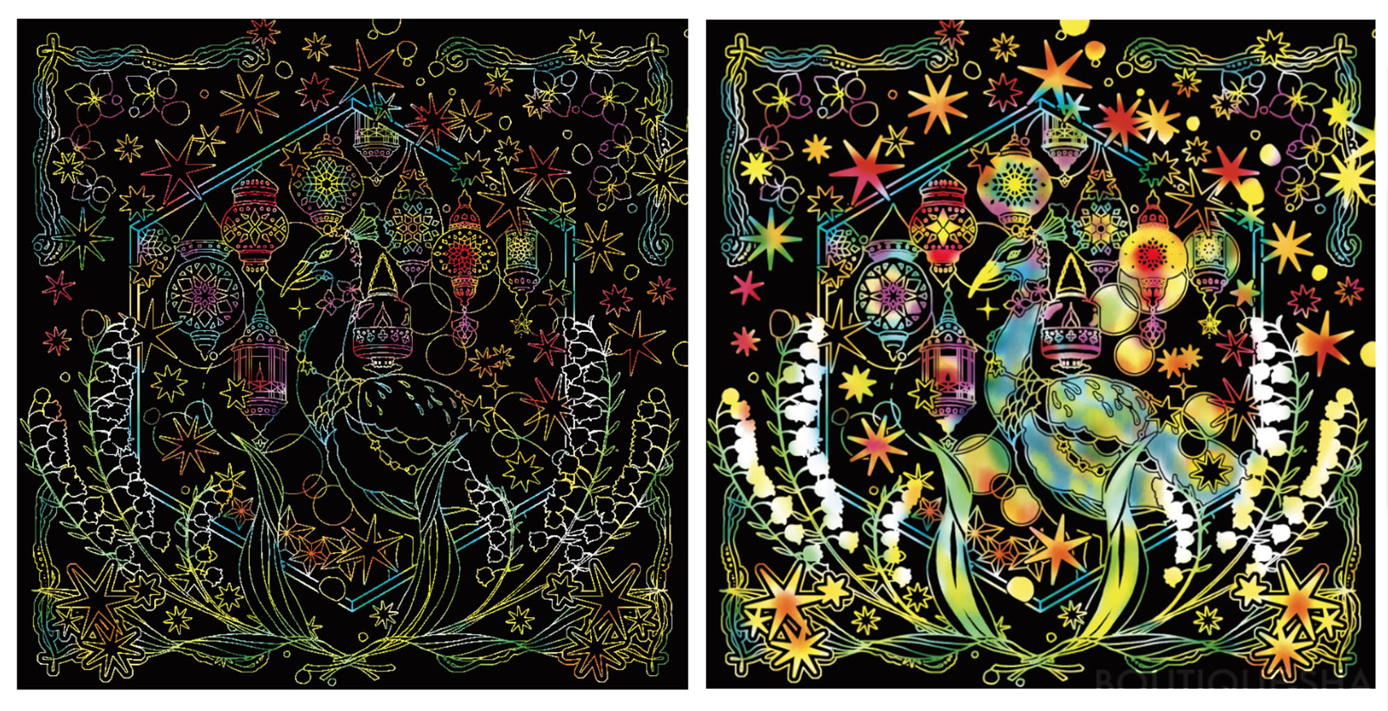 大橋忍の幻想スクラッチアート | 本の情報 | ブティック社