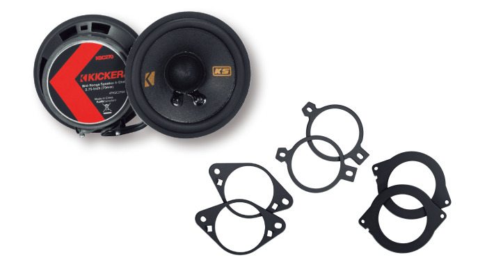 KICKER（キッカー）7cmミッドレンジスピーカー KSシリーズ - BOLTジャパン