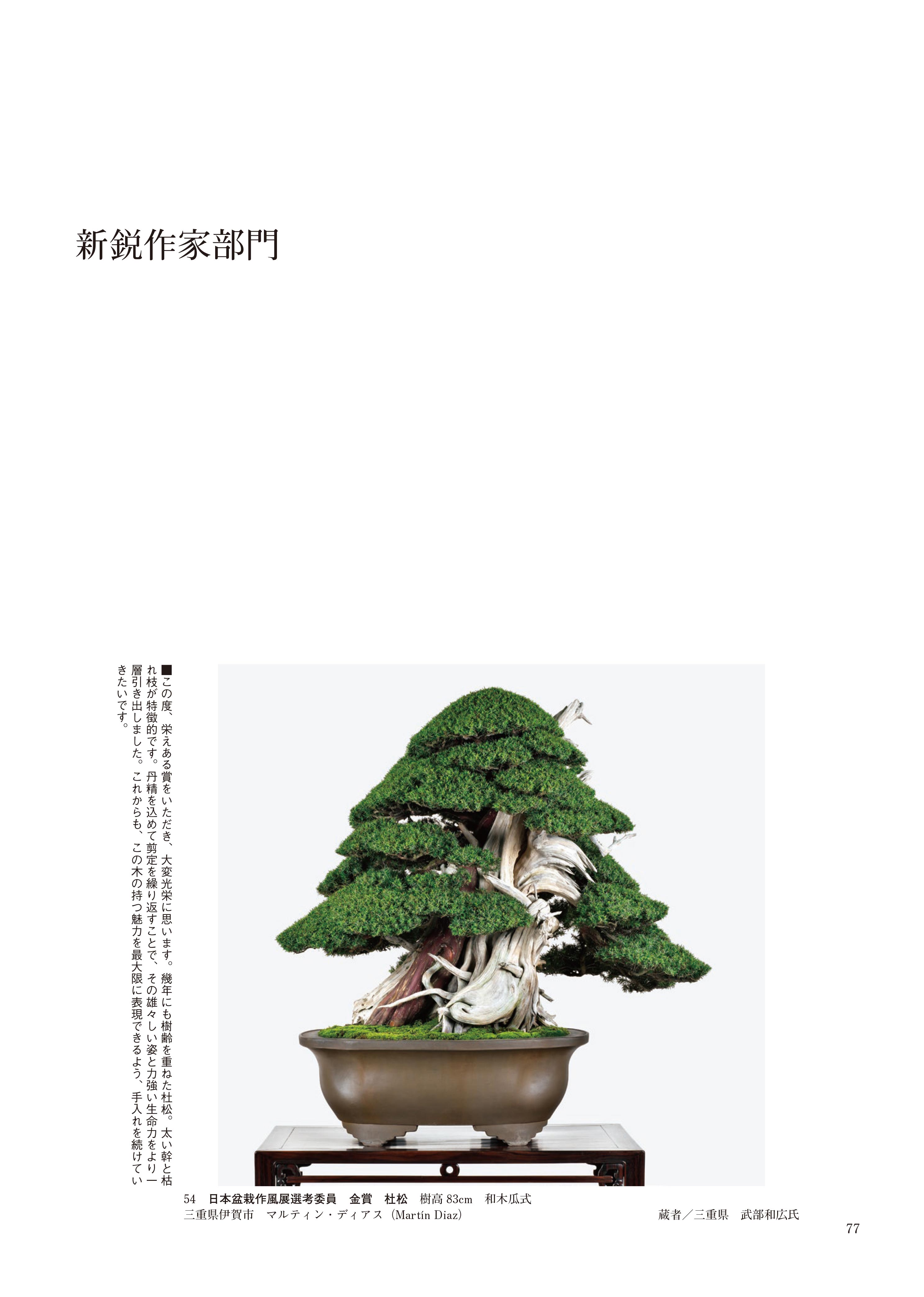 第50回 日本盆栽作風展 記念帖 | 盆栽、盆栽書籍、盆栽鉢の通販│近代出版