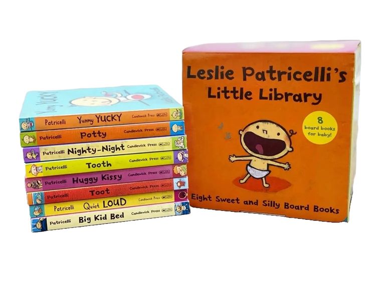 Leslie Patricelli's Little Library (8 Board Book Boxed Set)