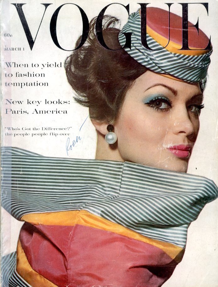 VOGUE US Edition March 1 1961 / Photo: Irving Penn, William Klein