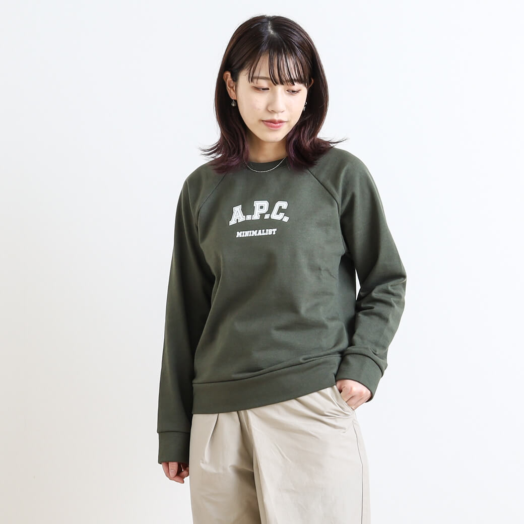 A.P.C. アーペーセー Lidye スウェットシャツ｜BORN FREE ONLINE SHOP