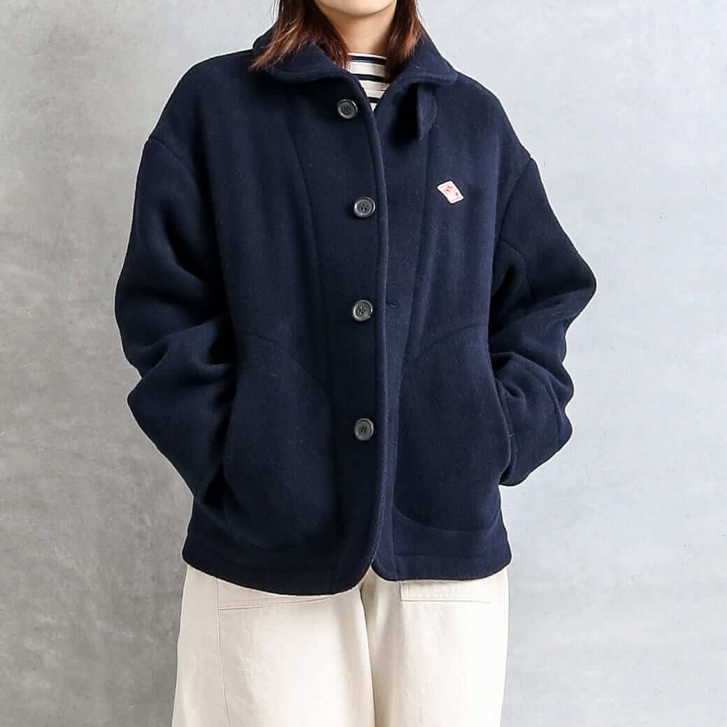 DANTON ダントン ウールパイル ラウンドカラージャケット｜BORN FREE