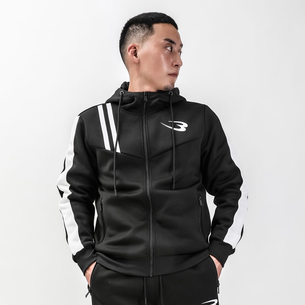 BM・TECH Bロゴパーカー1 M ブラック MJ195MBK｜BODYMAKER