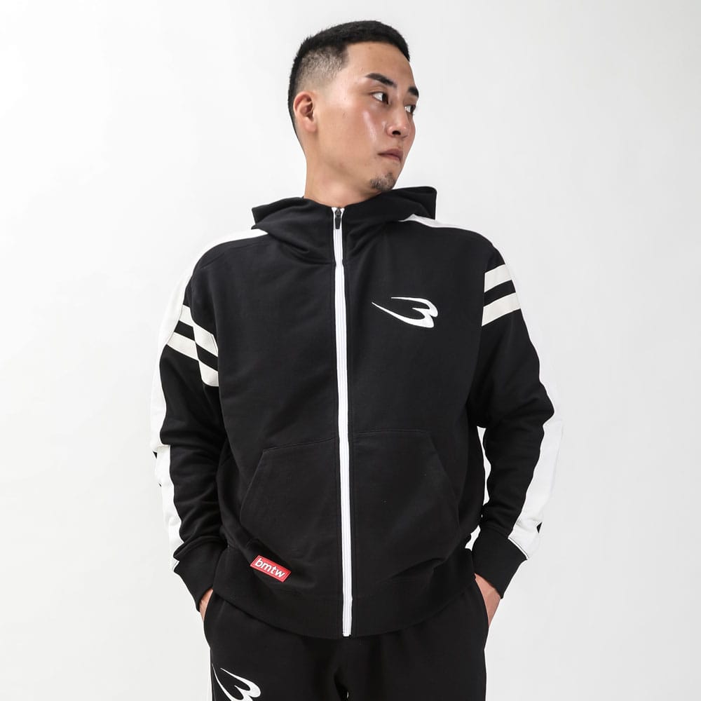 bmtw スーパーソフトスウェットパーカー M ブラック MS211MBK