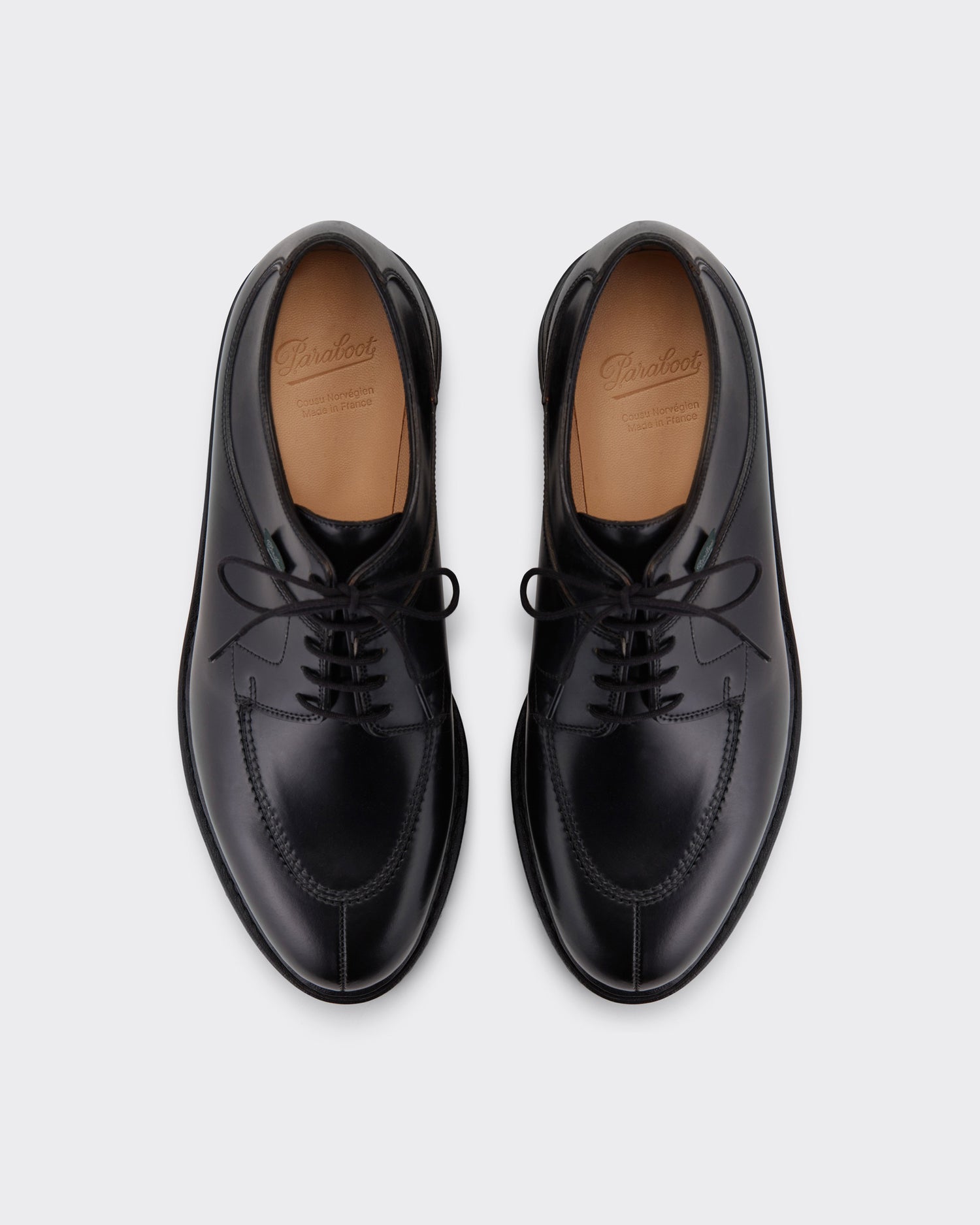 Paraboot : Avignon Cordovan : Black – Beige Habilleur