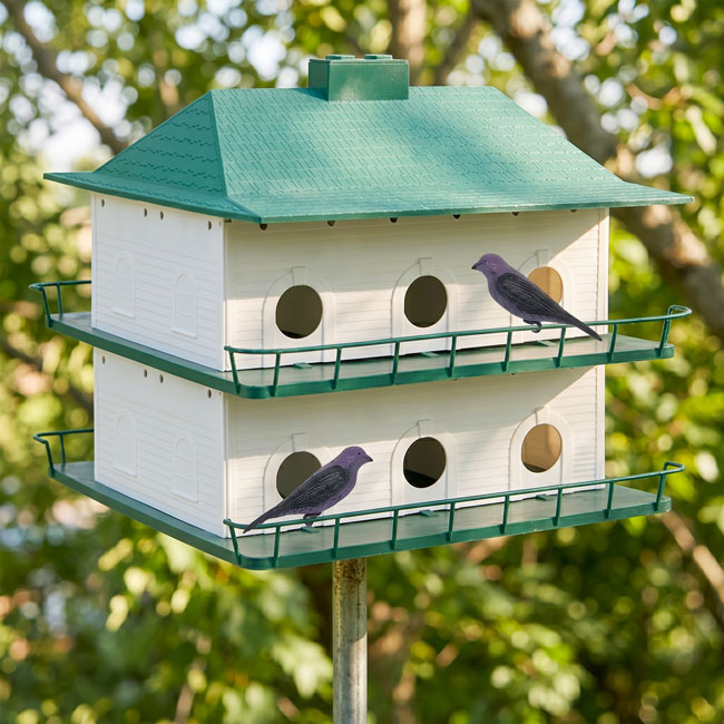 Heath 12-Room Two-Story Purple Martin House Package at BestNest.com