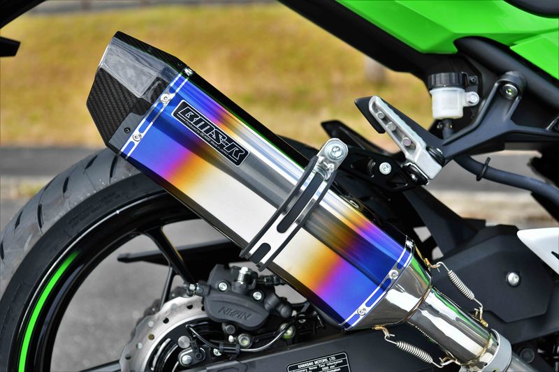 CORSA-EVOⅡ ヒートチタン スリップオン：Ninja400 / Z400：2022