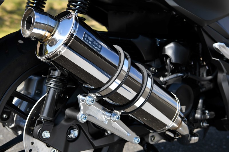 R-EVO スーパーメタルブラック フルエキゾースト：フォルツァ：2018