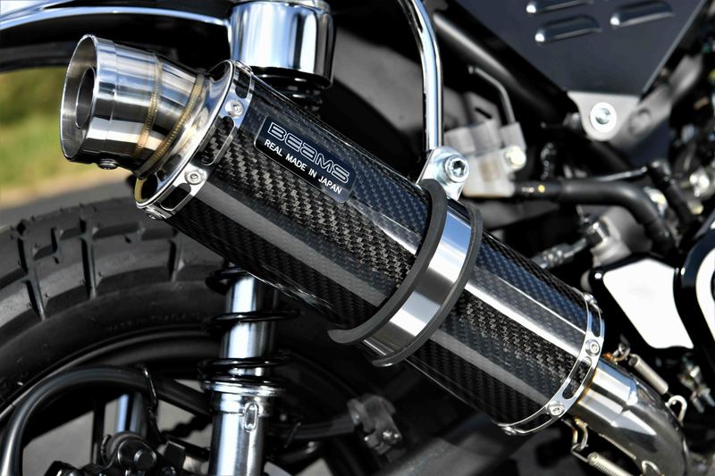 R-EVO カーボン フルエキゾースト：モンキー125：政府認証 ｜ BEAMS