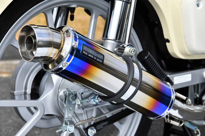 R-EVO ダウンタイプ チタン フルエキゾースト：スーパーカブ110：政府