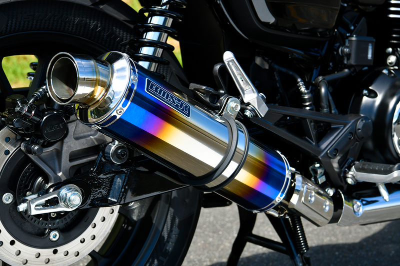 R-EVO ヒートチタン スリップオン：GB350 / GB350S：政府認証 ｜ BEAMS