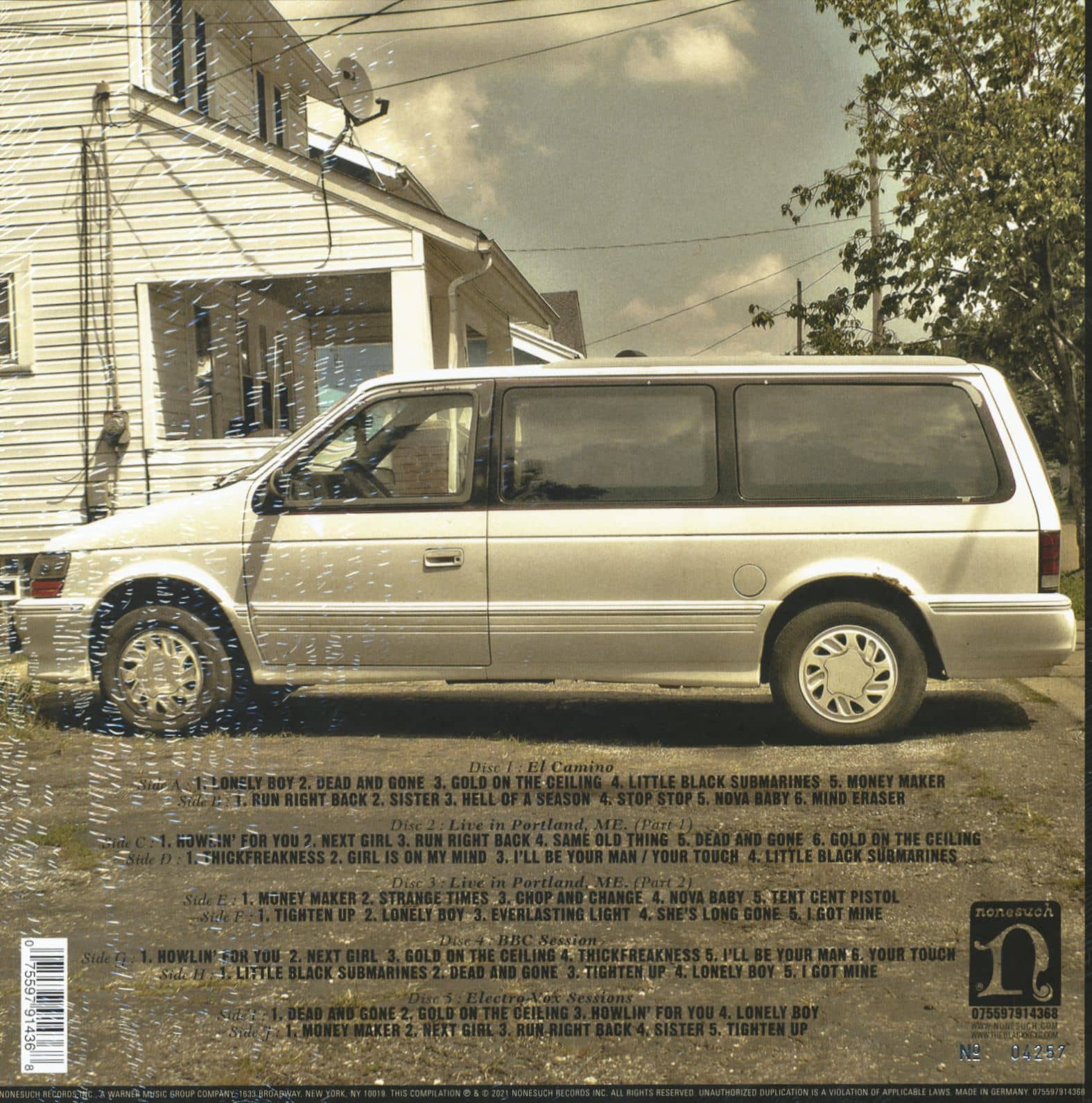 The Black Keys LP: El Camino (5-LP, Deluxe Edition, Box Set