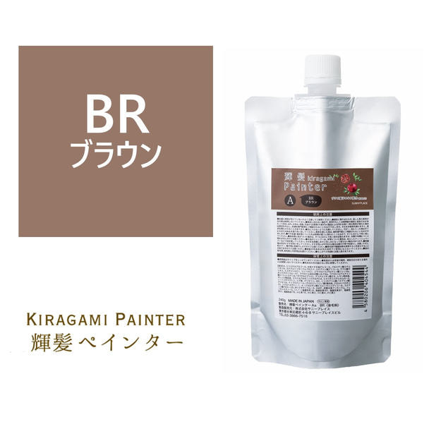 輝髪 ザクロペインター ブラウン A 240gの卸・通販 | ビューティガレージ