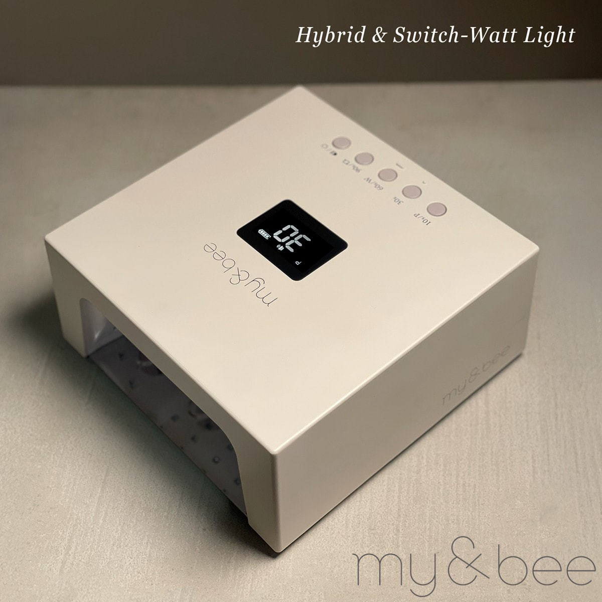 my&bee ハイブリッド＆スイッチワットライト（マットアイボリー）の卸