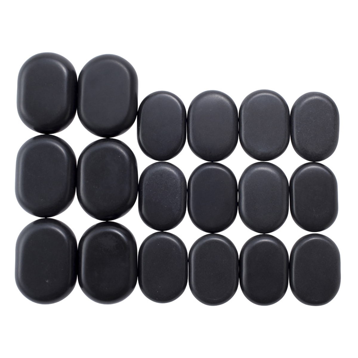 玄武岩ホットストーンセット（18個入）の卸・通販 | ビューティガレージ