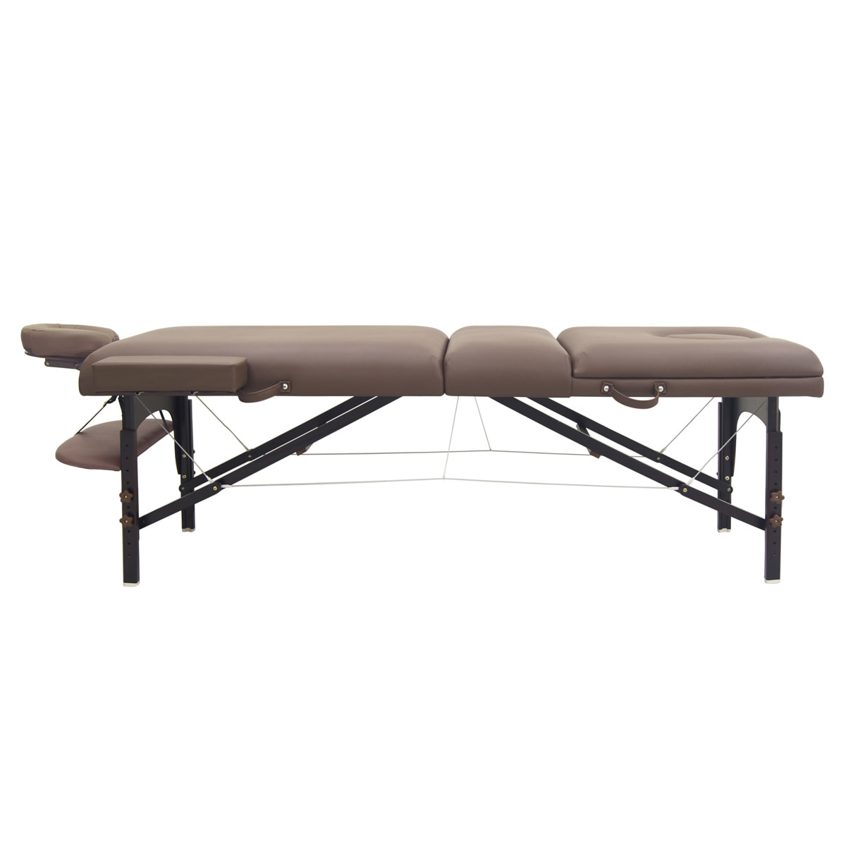 高級低反発木製折りたたみリクライニングベッド009SDX PLUS（ベージュ