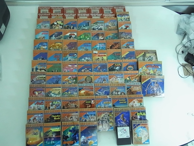 国内販売分セガマークIII用ソフトフルセット+@入荷致しました｜BEEP