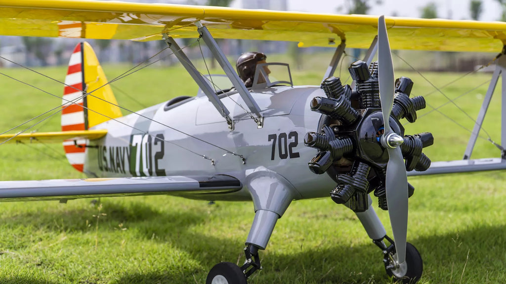 Dancing Wings PT-17 Stearman1400mm Balsa ARF PNP – Bitgo Hobby