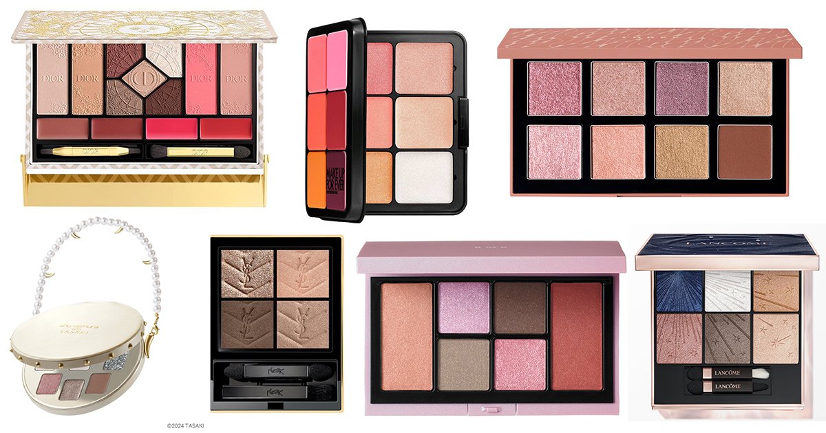 クリスマスコフレ2024】限定メイクパレットまとめ｜毎年人気の