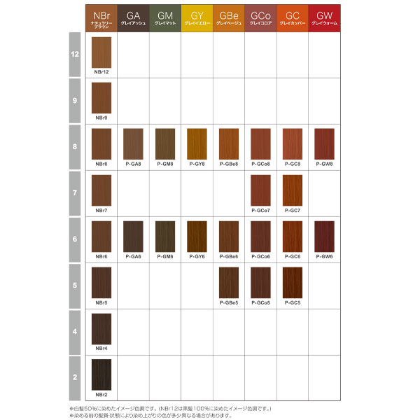 ノミネ プロセンスヘアカラー NBr5 120g | 美通販【公式】理美容プロ