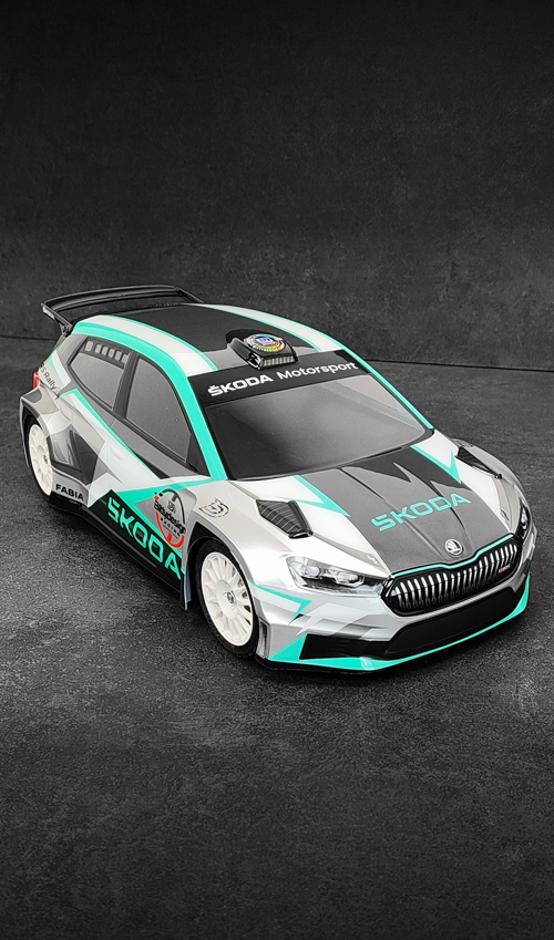 Bittydesign - ŠKODA Fabia RS Rally2 1/10 190mm body