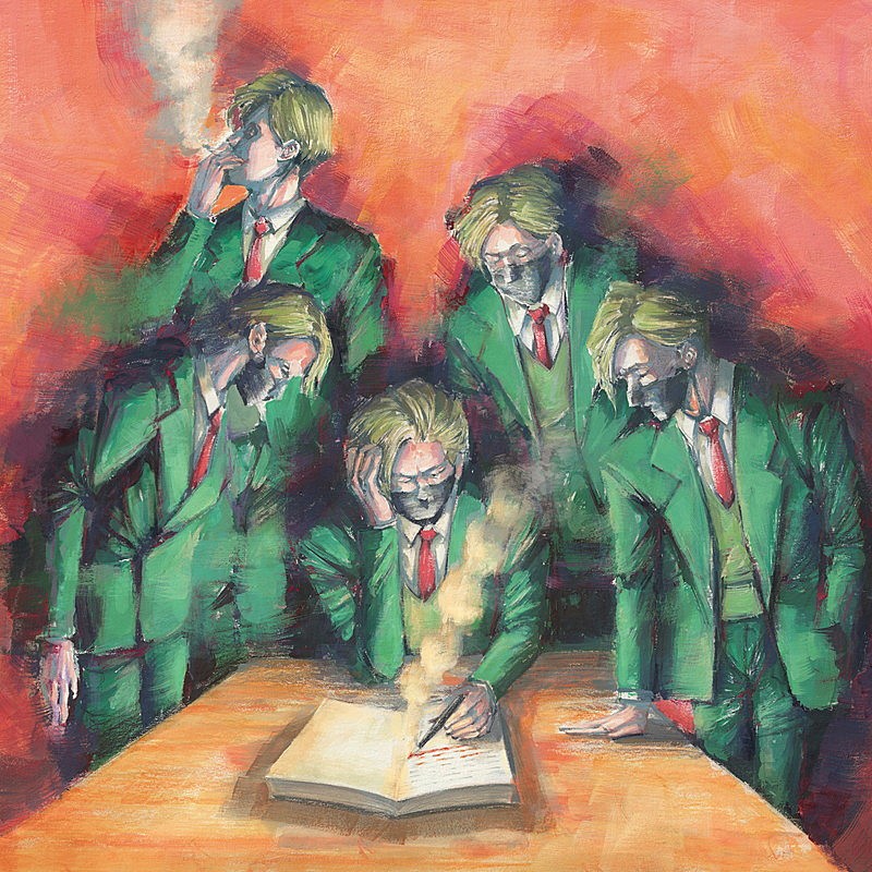 ヨルシカ × 加藤隆「幻燈展」】、音楽画集『幻燈』にまつわる作品を