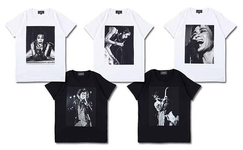 忌野清志郎が写真家・有賀幹夫のコラボレーションTシャツで蘇る