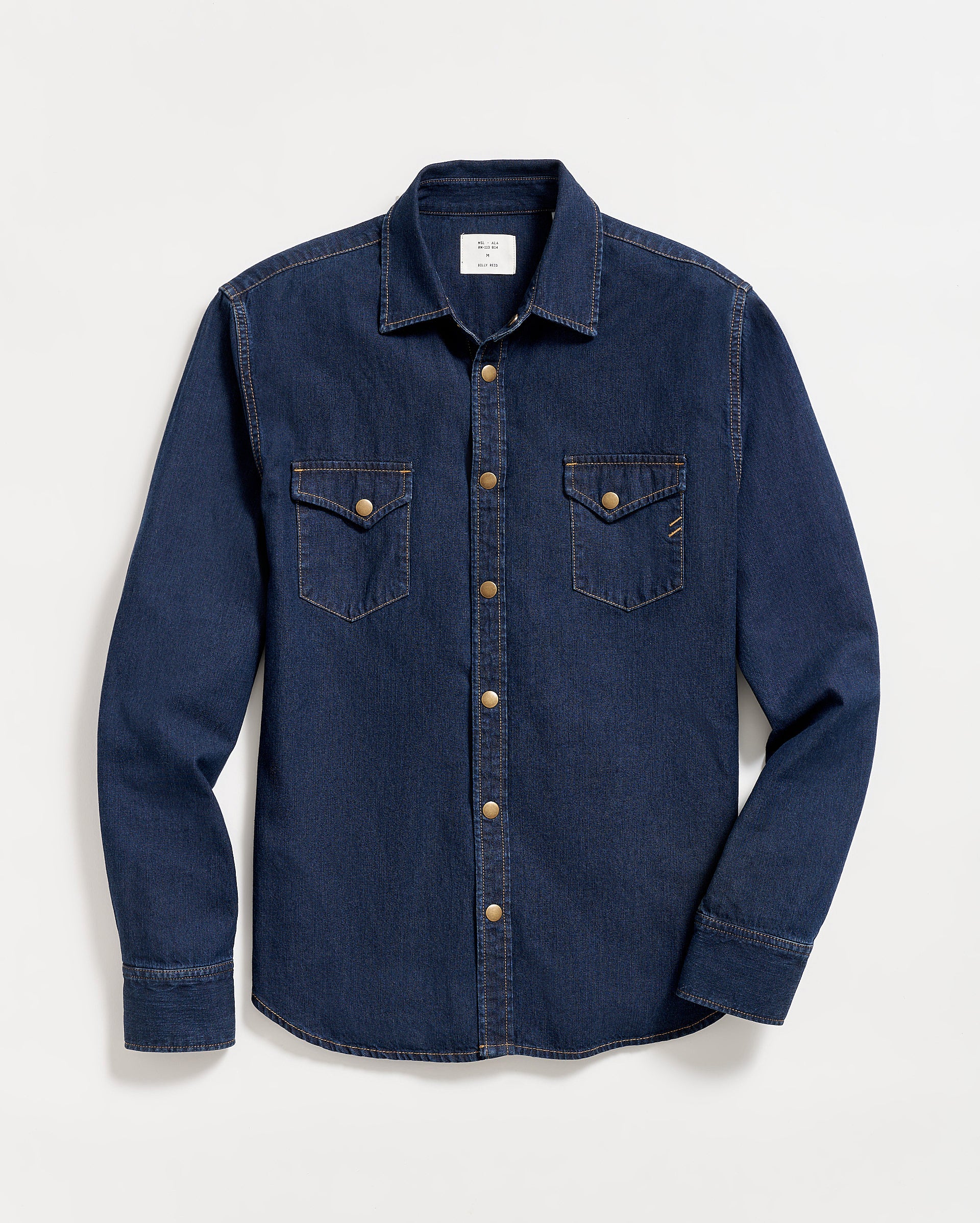 Shoals Denim Shirt - Soft Cotton, Slim Fit | Billy Reid