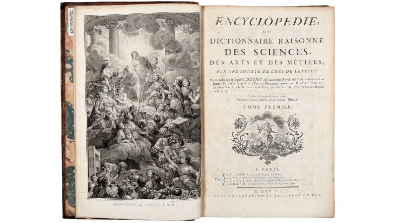 百科全書｜フランス最初の百科事典で料理術はどのように扱われたのか