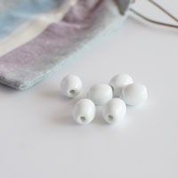 プレマオリジナル 森修焼（しんしゅうやき）アクセサリー用ビーズ 6粒