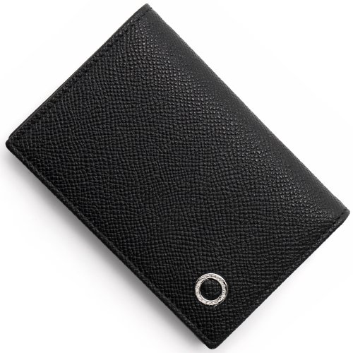 ブルガリ カードケース メンズ ブルガリブルガリ マン レザー ブラック