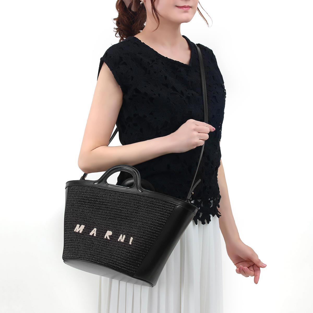 マルニ かごバッグ/ハンドバッグ/ショルダーバッグ バッグ レディース
