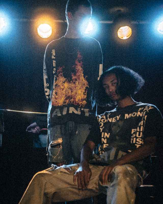 SAINT Mxxxxxx Pay money To my Pain PTP_SS TEE STAY REAL Black