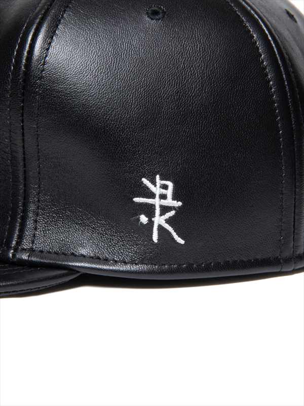 COOTIE PRODUCTIONS Leather 6 Panel Cap (Jakob Morley) TRUE