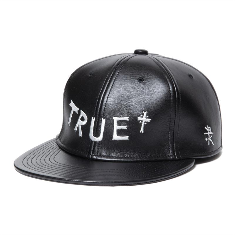 COOTIE PRODUCTIONS Leather 6 Panel Cap (Jakob Morley) TRUE