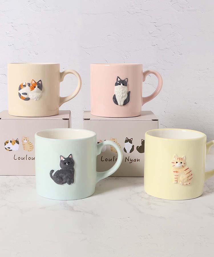 Loulou Nyanマグ | Bleu Bleuet（ブルーブルーエ）公式通販