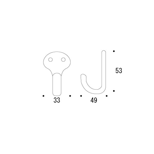 GORIKIISLAND フック 015 AB≫ウォール 壁掛け フック バッグ 鍵 キー