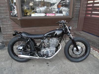 SR400/500 FULL EXHAUST MEGAPHONE MUFFLER | ブラットスタイルウェブ