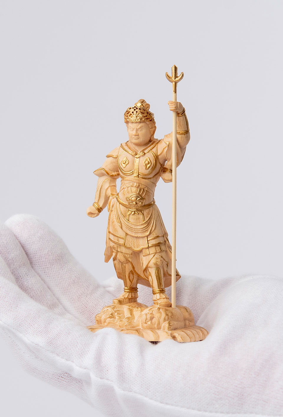 仏像】極小仏 泥足毘沙門天 | 極小仏 | | 仏像ワールド