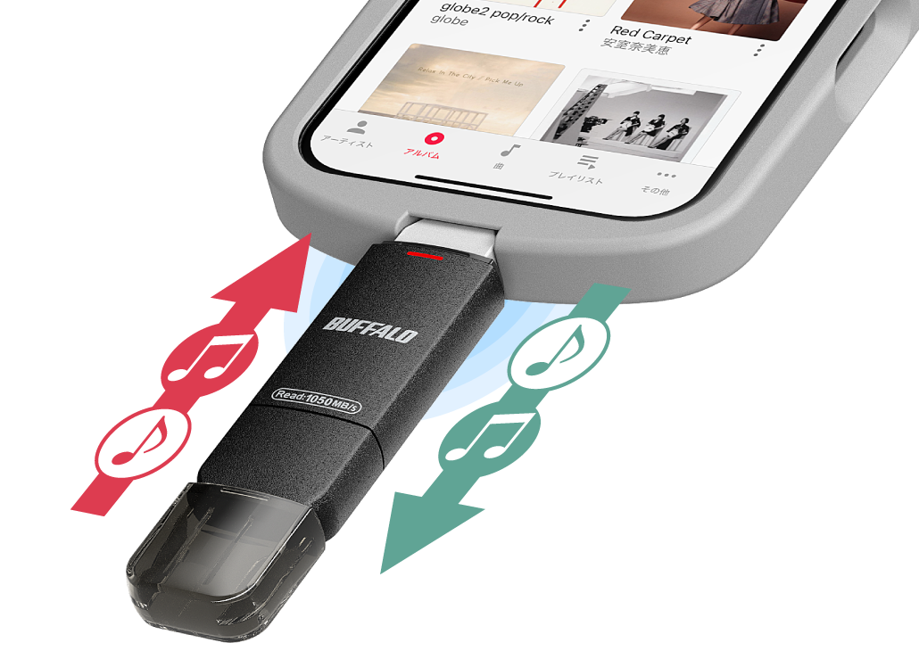 RR-PW2-WH/N : スマートフォン用CDレコーダー | バッファロー