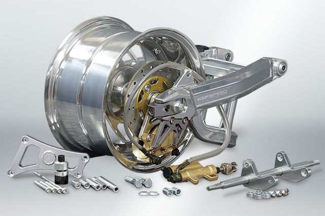 モンキー用10in5.5Jホイール付ワイドスイングアーム コンプリート