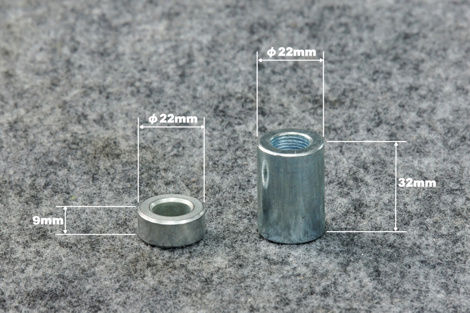 ダックス・シャリー用 フロントディスクハブ モンキーやダックス