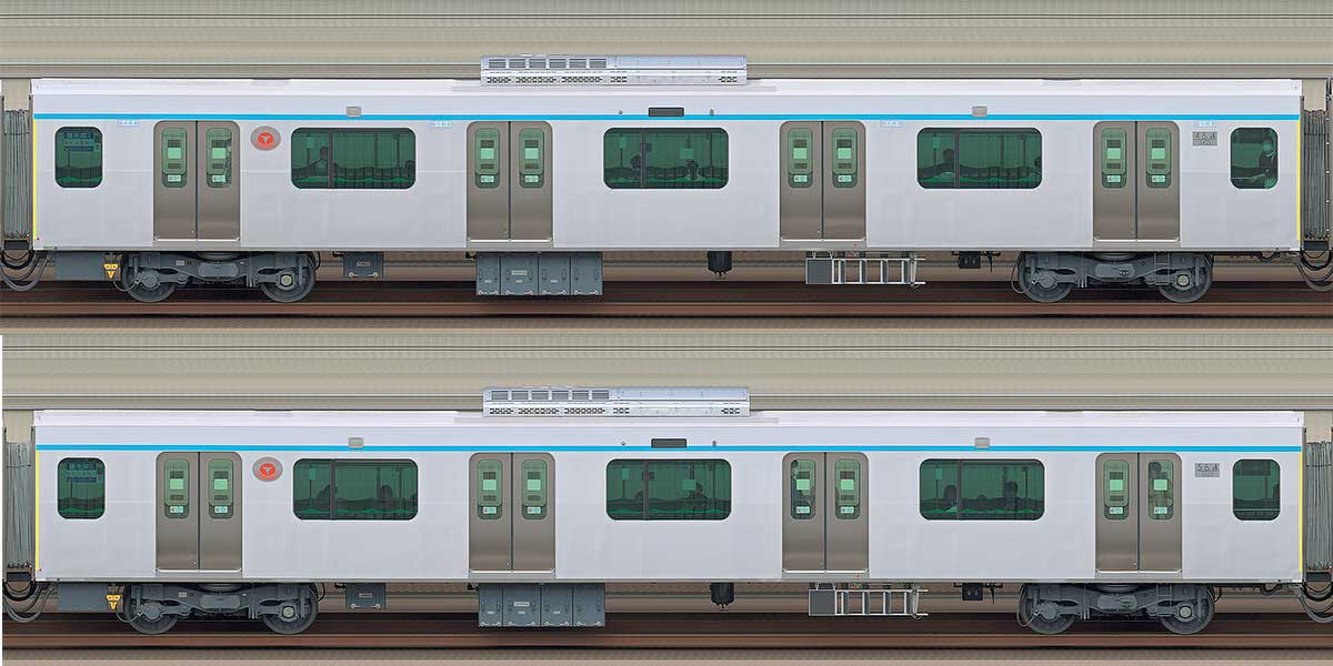 10489＞東急電鉄3020系（目黒線・3122編成）増結用中間車2両セット