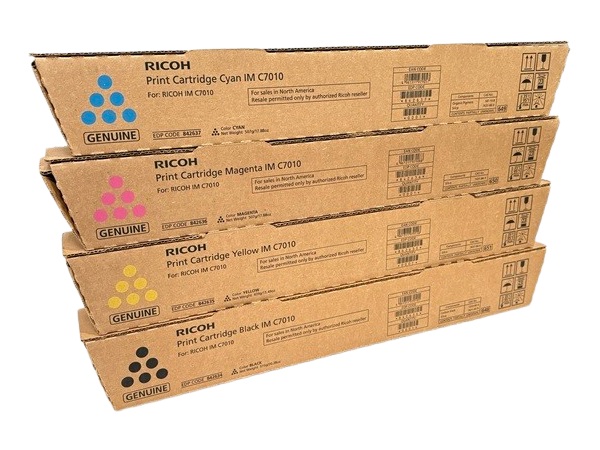 Ricoh IM C7010 (C,M,Y,K) Complete Toner Set | GM Supplies