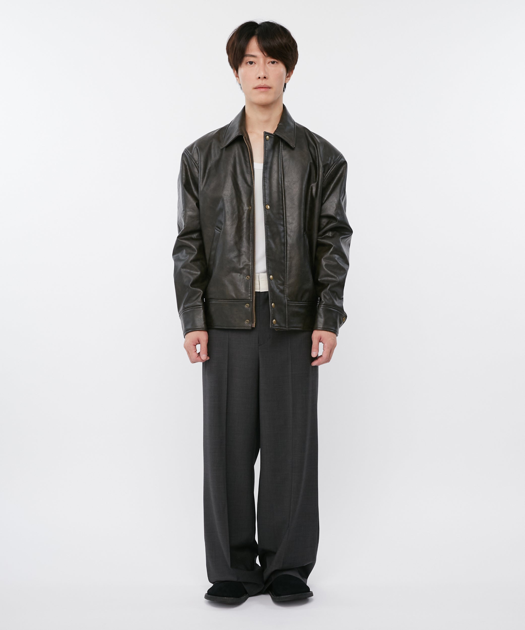 Gisele Leather Blouson | Gajess