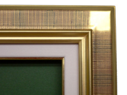 同志舎】油彩額 平懸桟（金） 10号（F,P,M型）[油絵・日本画用額縁