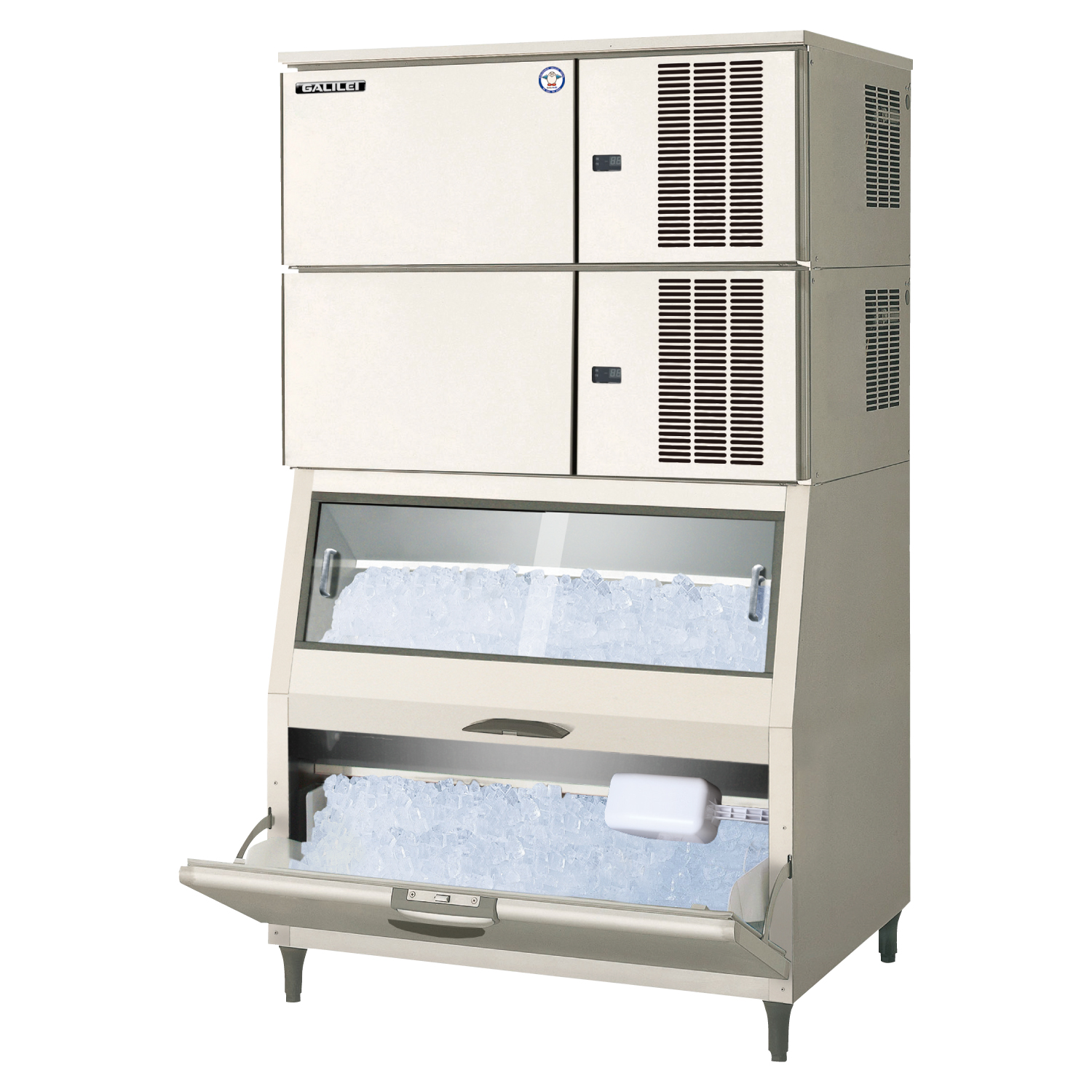 FIC-A480HL3ST - ハーフキューブアイス製氷機スタックオンタイプ