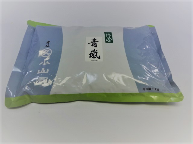 丸久小山園 抹茶 薄茶 青嵐 1kg袋 茶道具・古道具・古美術・韓国